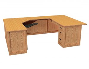Classic Oak Workstation
