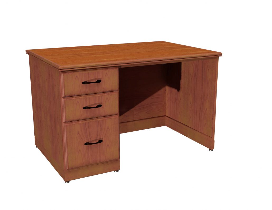 Pedestal Desk Single