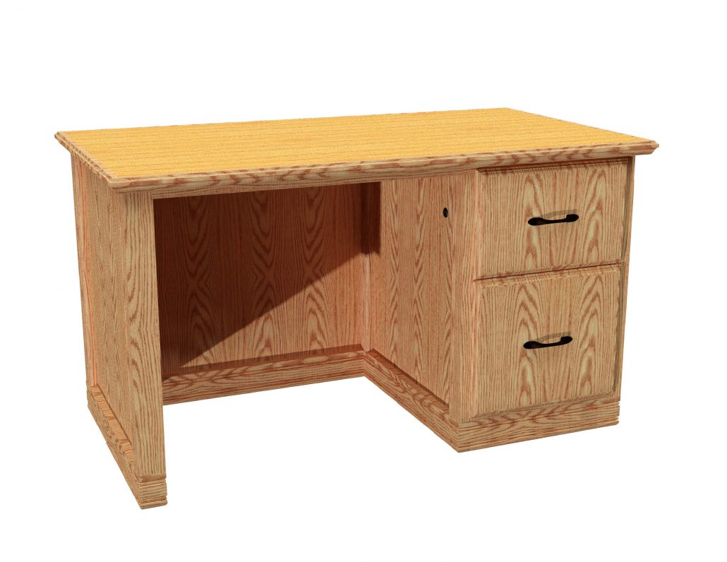 Pedestal Desk Single