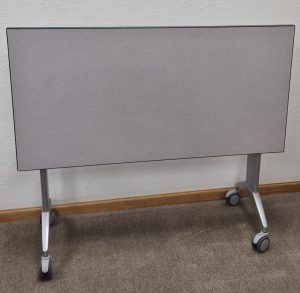 Table that folds down for storage